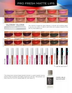 ©Dramatically Real-Specialty Lipsticks --Pro Fresh Matte Lips--